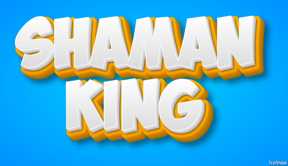 Shaman King Efekt tekstowy