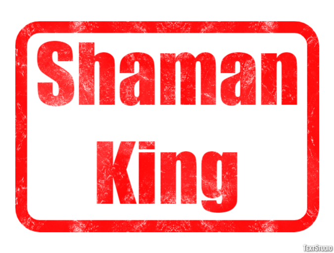 Shaman King Text effect