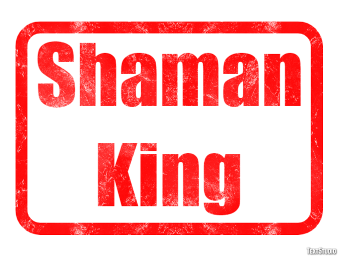 Shaman King Efekt tekstowy