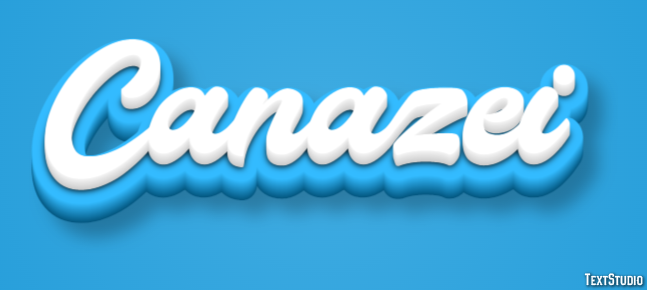 Canazei Efekt tekstowy