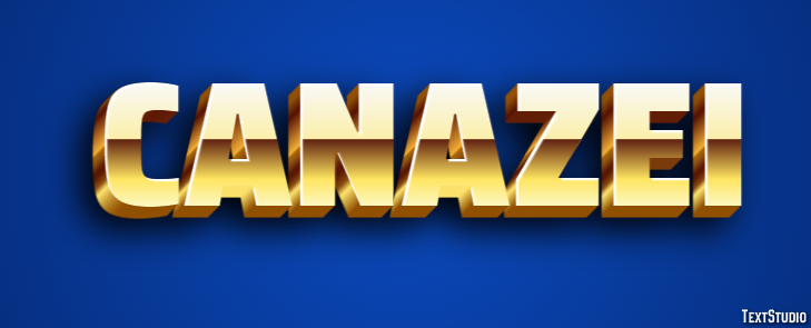 Canazei Tekst Effect