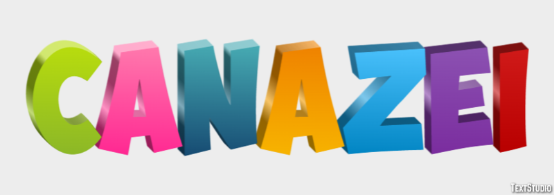 Canazei Efekt tekstowy
