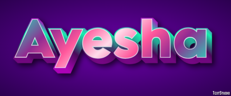 Ayesha Effet de Texte