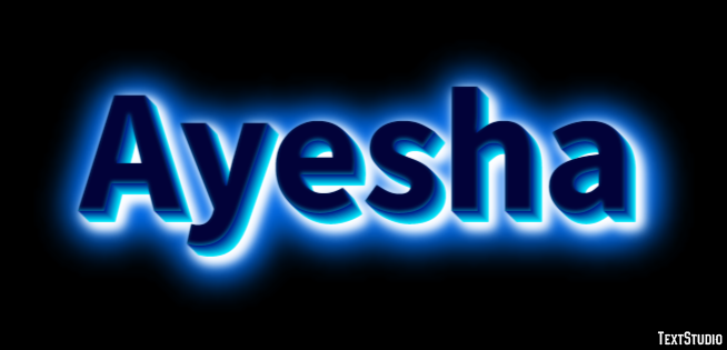 Ayesha Text Effect