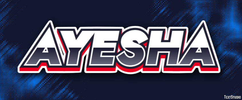 Ayesha Texteffekt