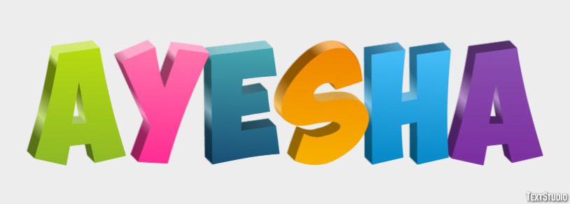 Ayesha Effet de Texte