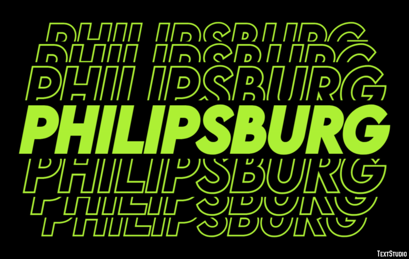Philipsburg Texteffekt