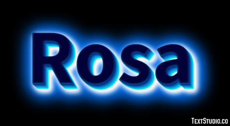 Rosa Effetto testo