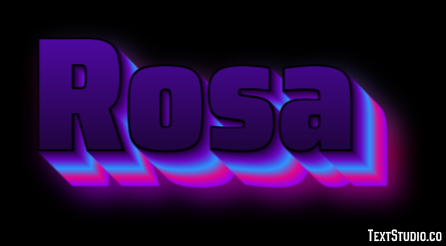Rosa Effetto testo
