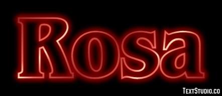 Rosa Effetto testo