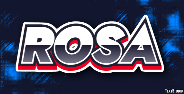Rosa Effetto testo