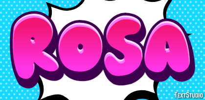 Rosa Effetto testo
