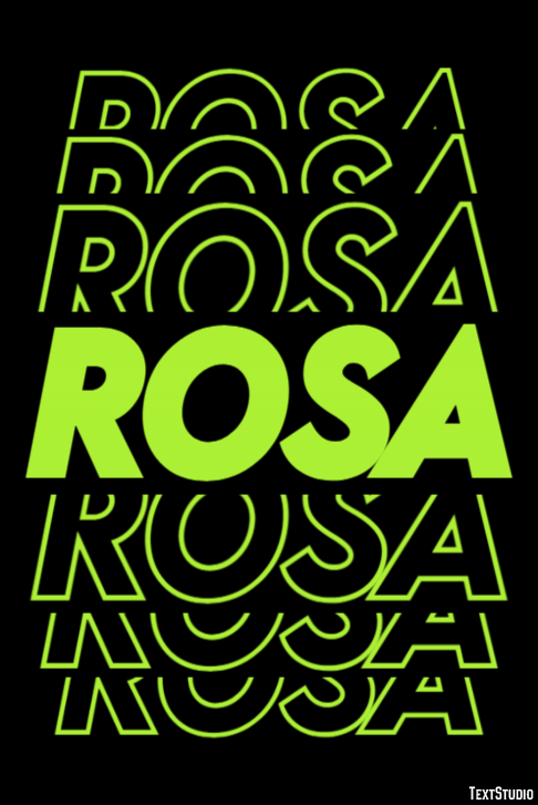 Rosa Effetto testo