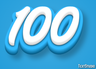 100 Effetto testo