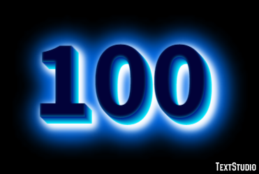 100 Effetto testo