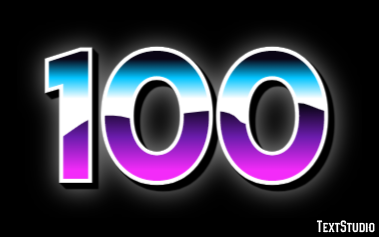 100 Effetto testo