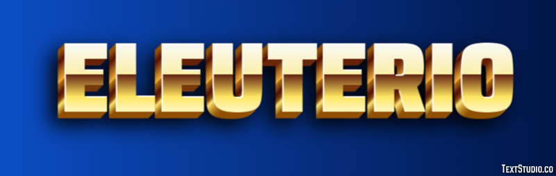Eleuterio Tekst Effect
