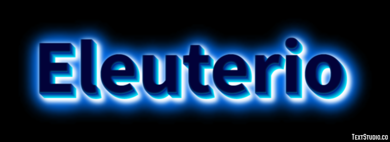Eleuterio Efecto de texto