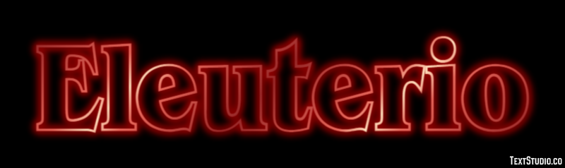 Eleuterio Efecto de texto