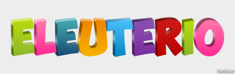 Eleuterio Efecto de Texto