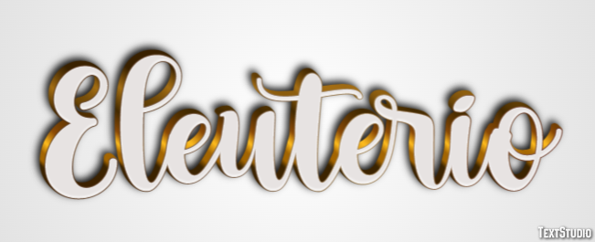 Eleuterio Efecto de texto