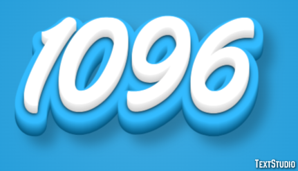 1096 Tekst Effect
