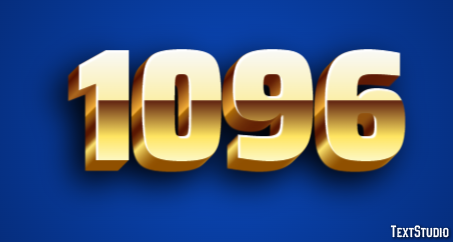 1096 Tekst Effect