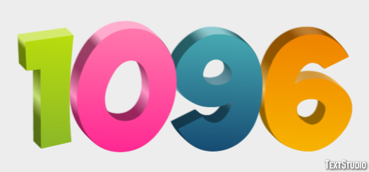 1096 Text Effect