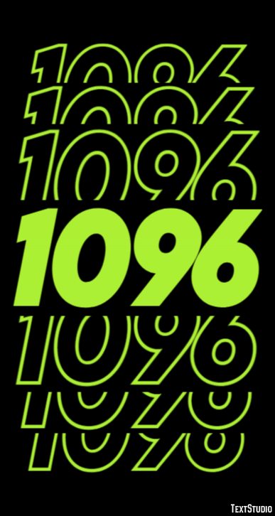 1096 Tekst Effect
