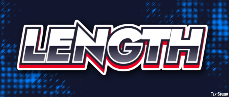 Length Text Effect