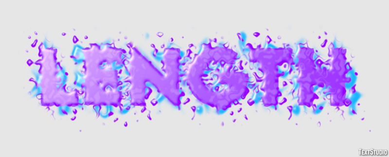 Length Text Effect