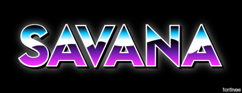 Savana Text Effect