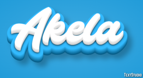 Akela Text effect