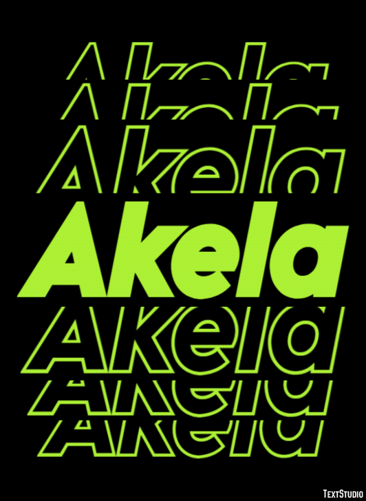 Akela Text Effect