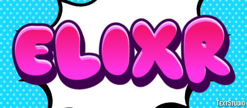 Elixr Efecto de texto