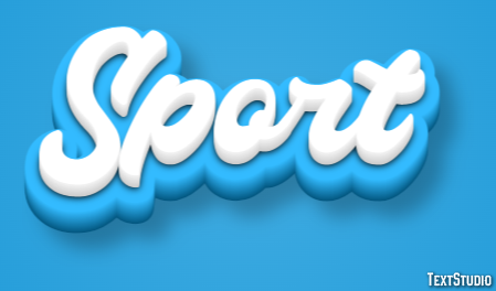Sport Effet de Texte