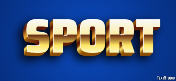 Sport Effet de Texte