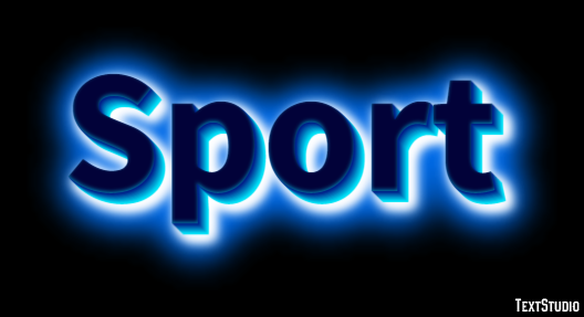 Sport Effet de texte