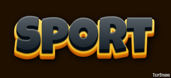 Sport Effet de texte