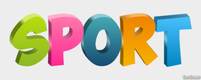 Sport Effet de Texte