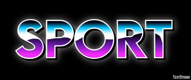 Sport Effet de texte
