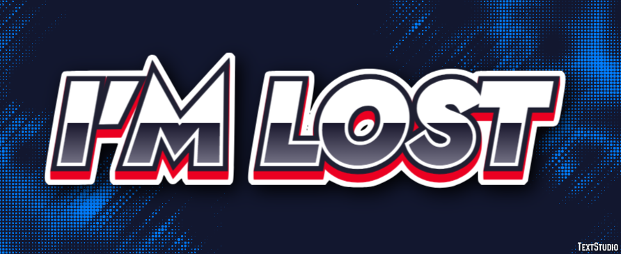 I'm lost Text Effect