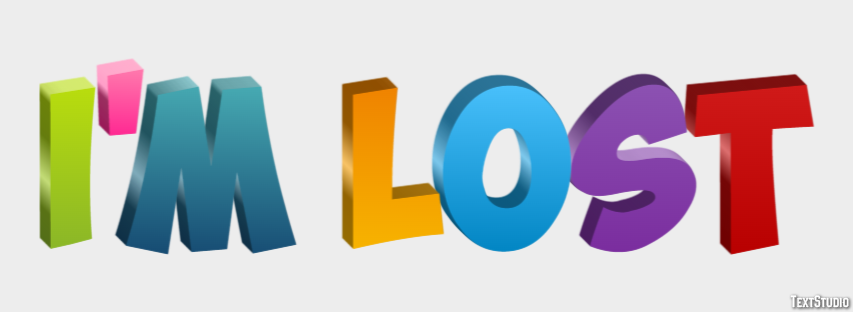 I'm lost Text Effect