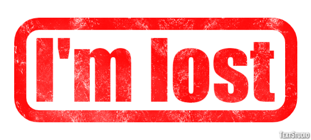 I'm lost Text Effect