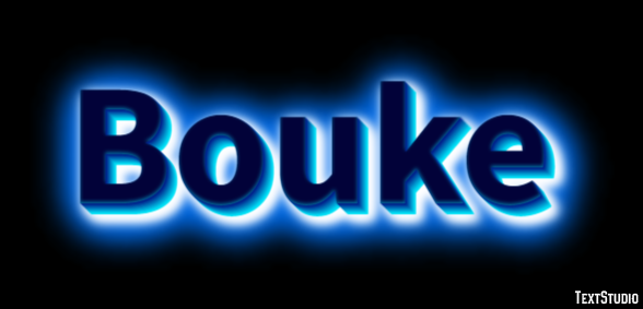 Bouke Tekst Effect