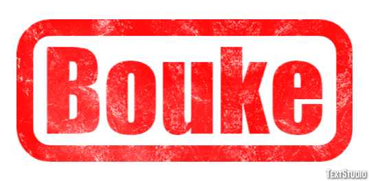 Bouke Tekst effect