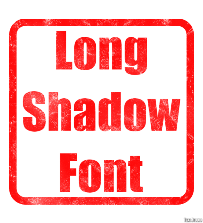 Long Shadow Font Text Effect