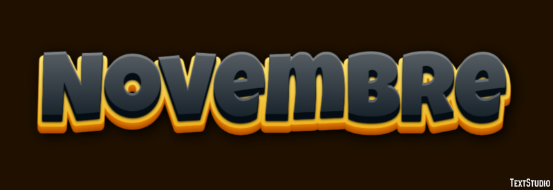 Novembre Text Effect