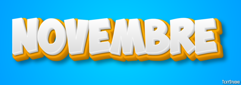 Novembre Text Effect
