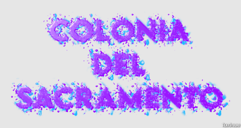 Colonia del Sacramento Efekt tekstowy